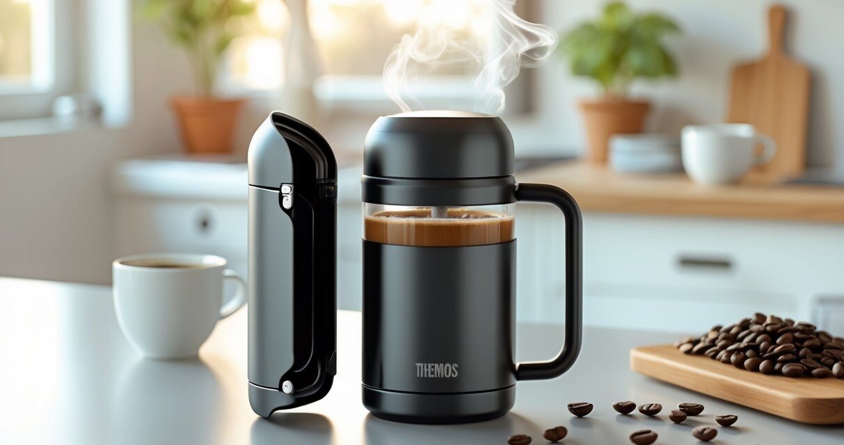 Hold kaffen varm: opdag en termoflaske til hjemmet