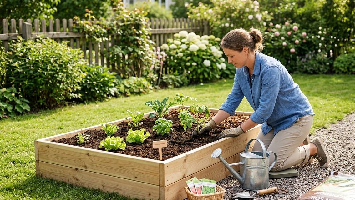 Etablering af højbede – fra placering til de første planter