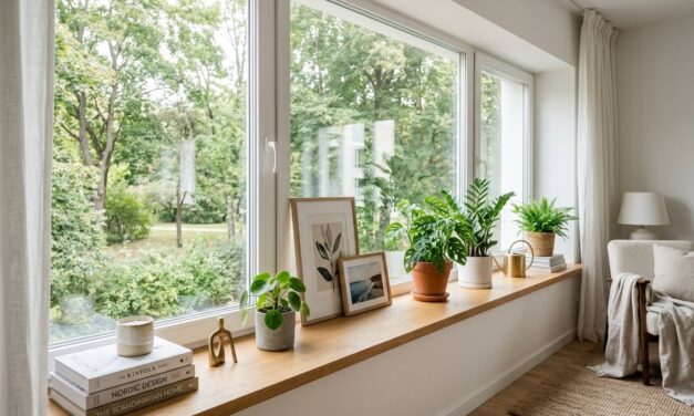 Lang vindueskarm – inspiration til at udnytte hele fladen