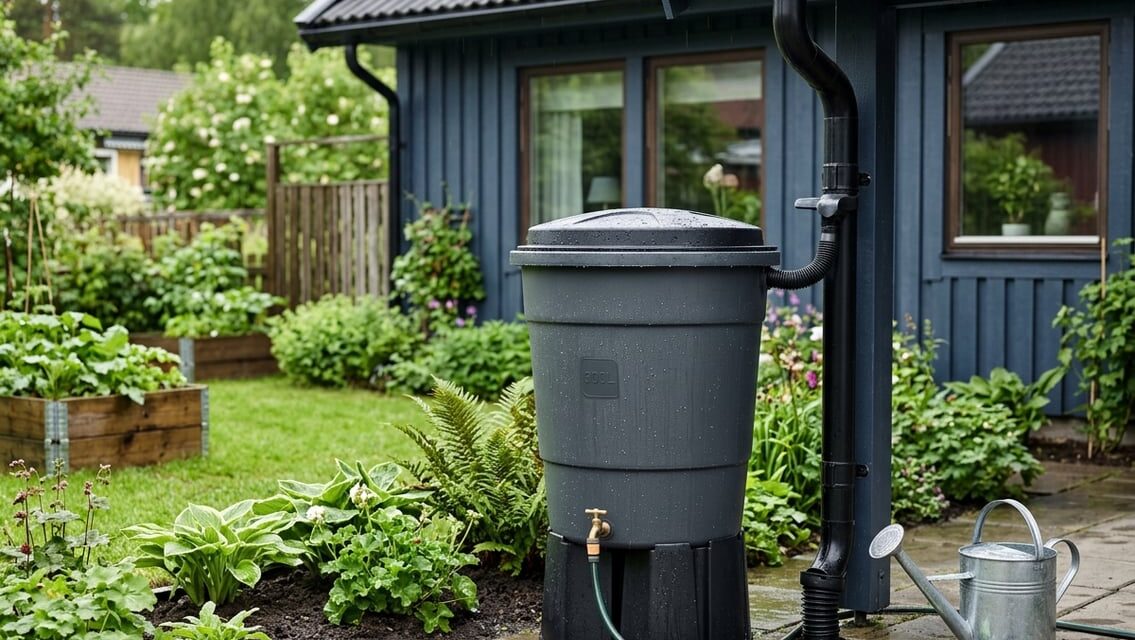 Regnvandstønde på 300 liter – hvornår er størrelsen passende?
