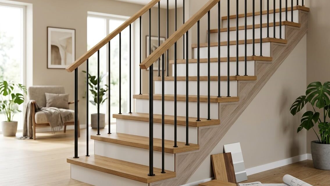 Renovering af trappe – muligheder for trin, overflader og gelænder