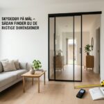 Skydedør på mål sådan finder du de rigtige dimensioner