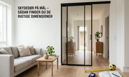 Skydedør på mål – sådan finder du de rigtige dimensioner